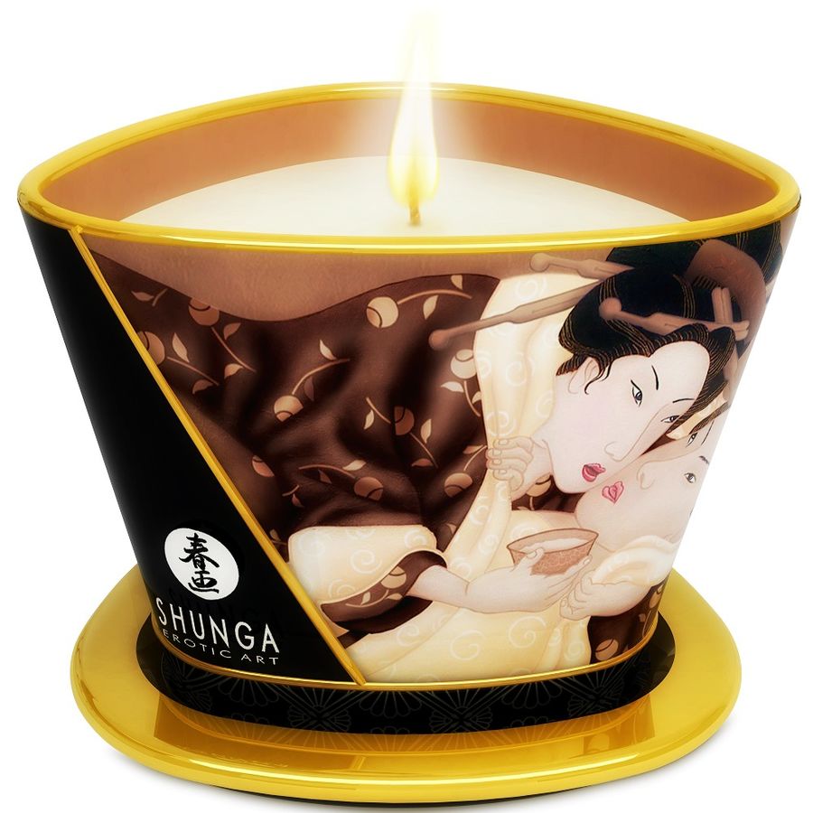 Comprar Shunga Mini Caress By Candelight Vela Masaje Chocolate 170ml