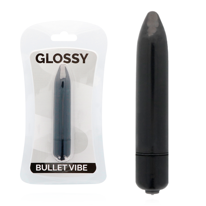 Comprar Glossy Thin Vibrador Negro