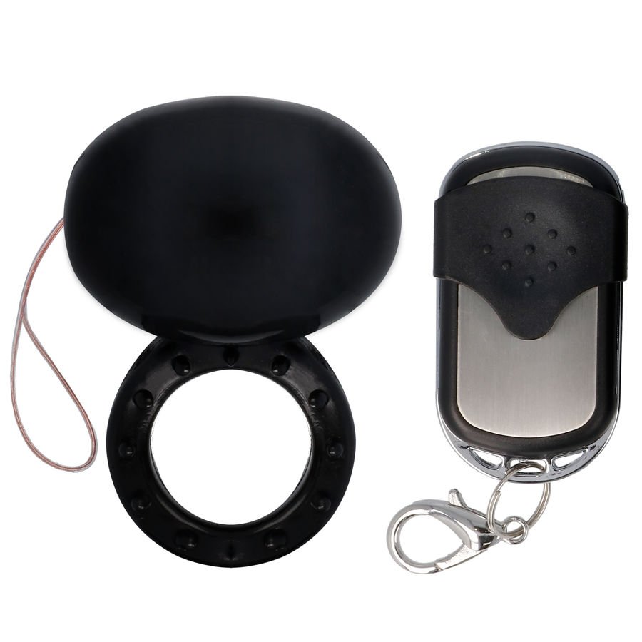SPIRIT - VIBRATING REMOTE CONTROL COCK RING BLACK SPIRIT