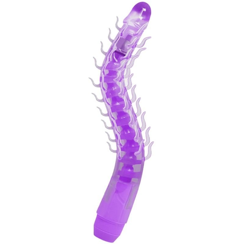 Comprar Baile - Flexi Vibe Sensual Spine Bendable Vibrating Dildo Lila 23.5 Cm