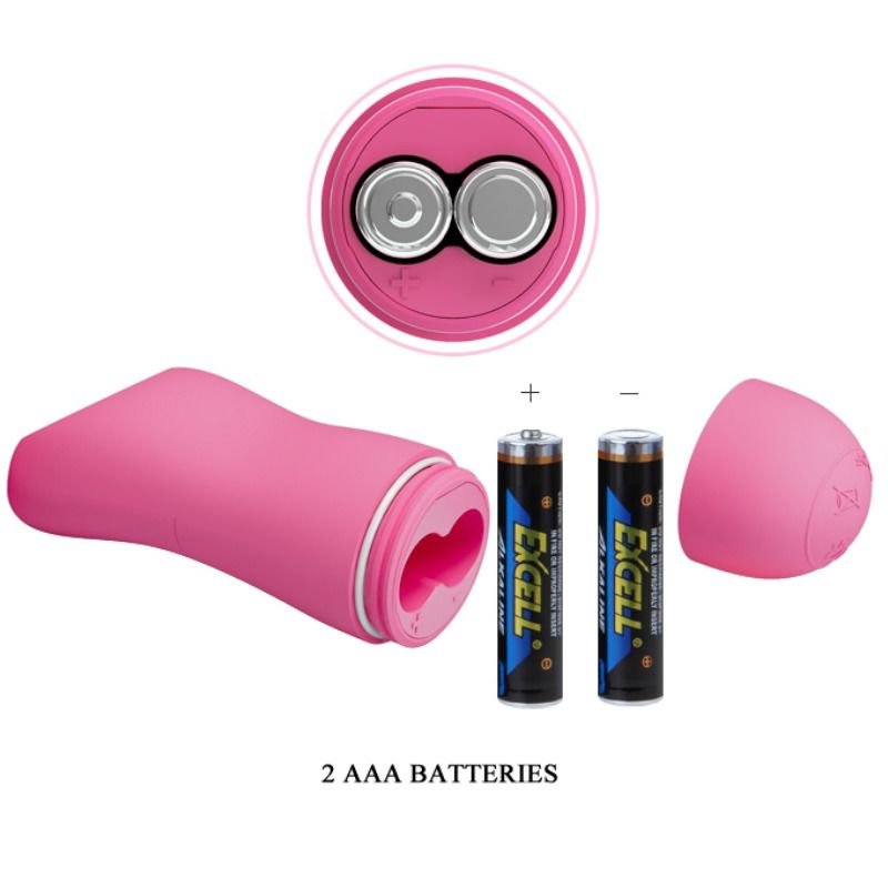 BAILE - ROMANTIC WAVE PIZAS CON VIBRACIÓN Y ELECTROSHOCK FUCSIA