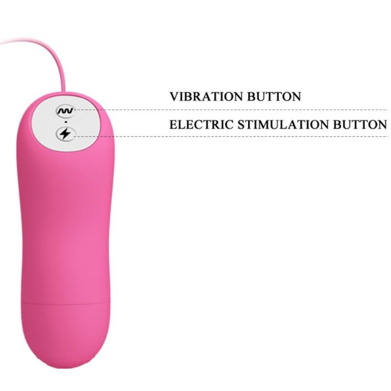 BAILE - ROMANTIC WAVE PIZAS CON VIBRACIÓN Y ELECTROSHOCK FUCSIA