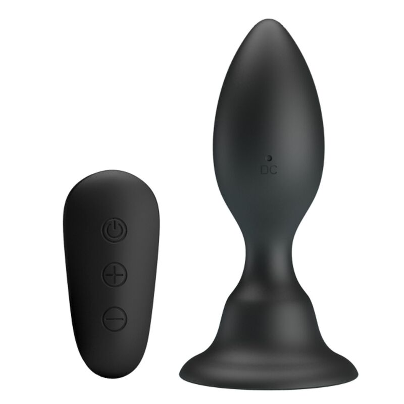 Comprar Mr Play - Plug Anal Con Vibracion Negro Control Remoto