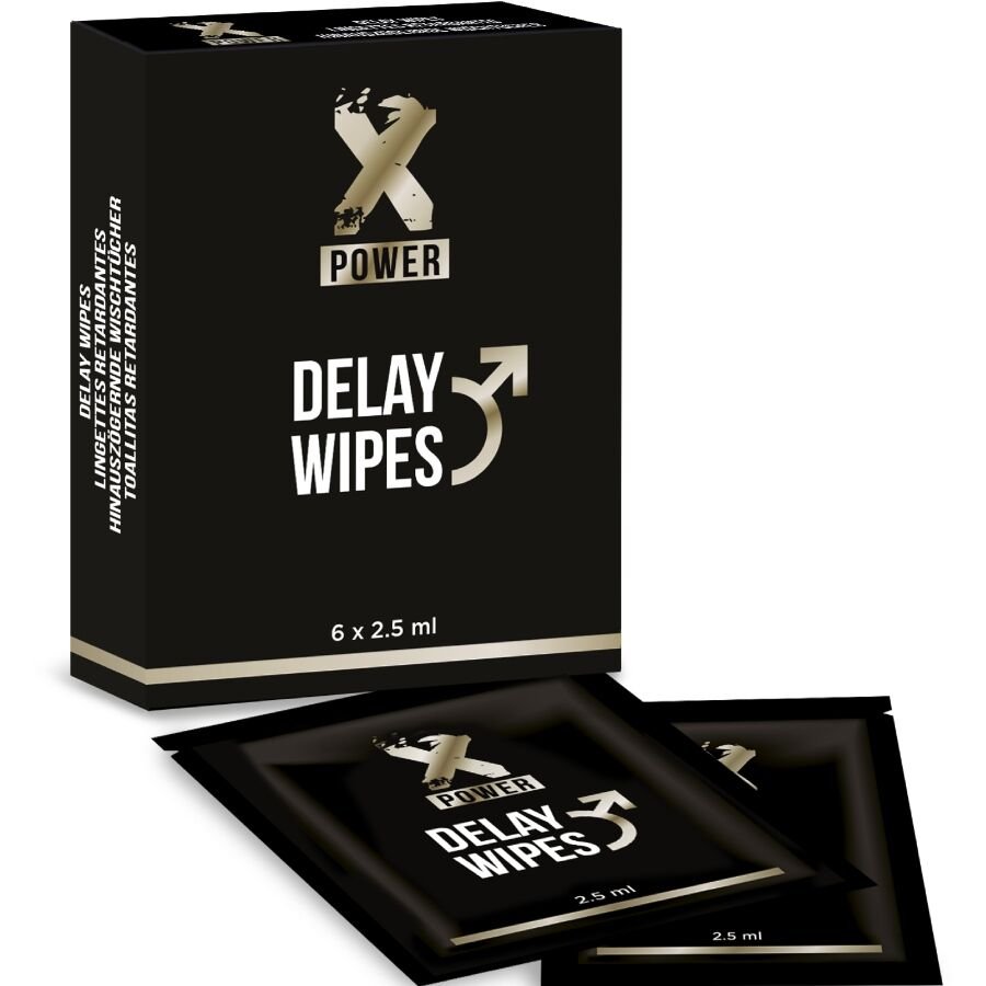 Comprar X Power - Delay Wipes 6 Units