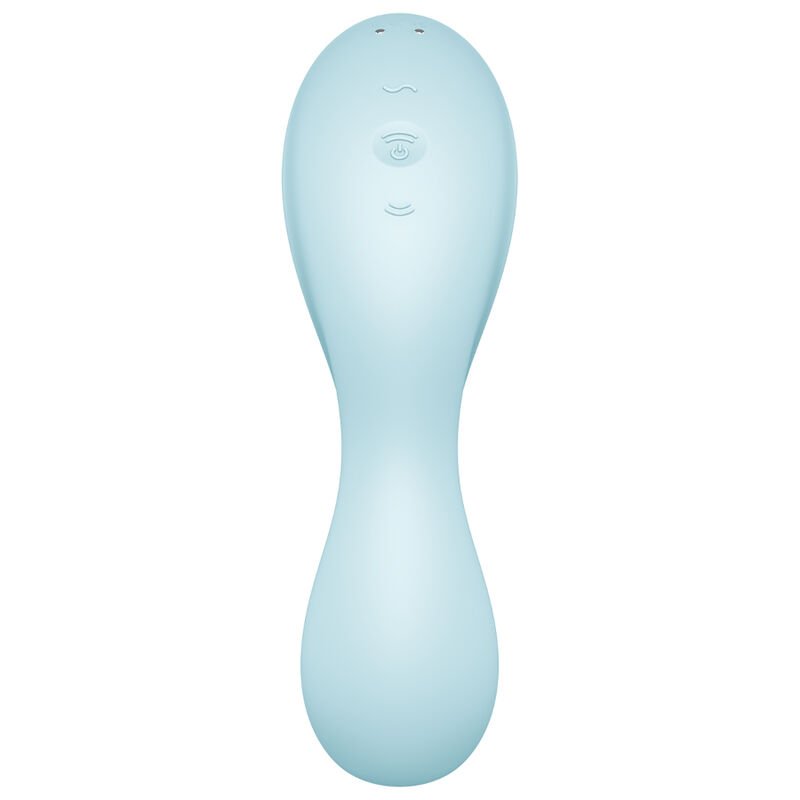 SATISFYER - CURVY TRINITY 5 ESTIMULADOR Y VIBRADOR APP AZUL