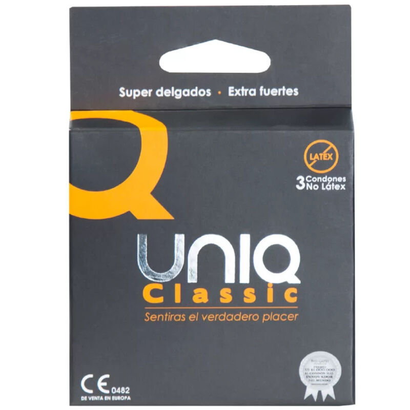 Comprar Uniq Classic Preservativos Sin Latex 3 Unidades