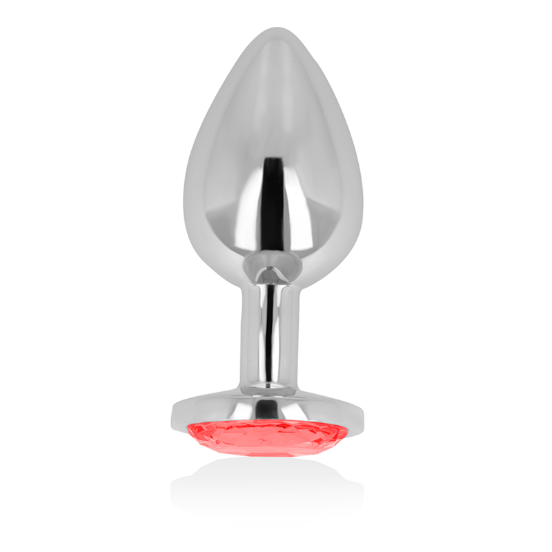 OHMAMA - ANAL PLUG WITH RED CRYSTAL 8 CM OHMAMA ANAL