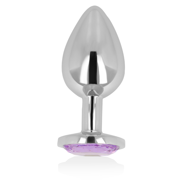 OHMAMA - ANAL PLUG WITH VIOLET CRYSTAL 8 CM OHMAMA ANAL