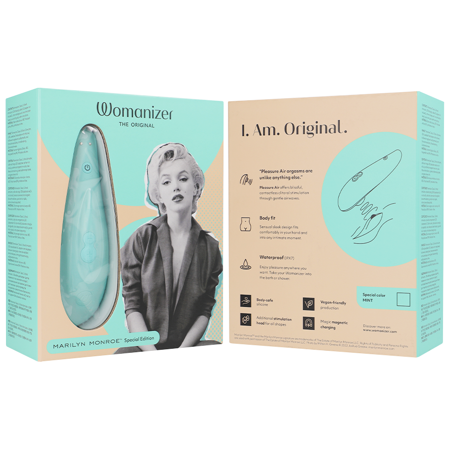 WOMANIZER - MARILYN MONROE CLASSIC 2 ESTIMULADOR DE CLÍTORIS MENTA
