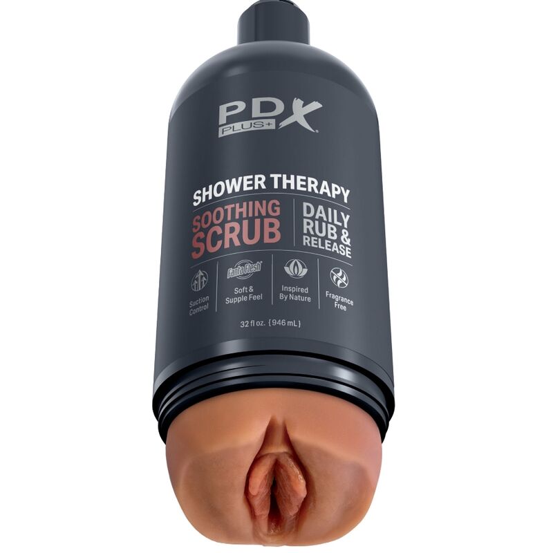Comprar Pdx Plus - Masturbador Stroker Diseño Discreto De Bote Champu Soothing Scrub Caramelo