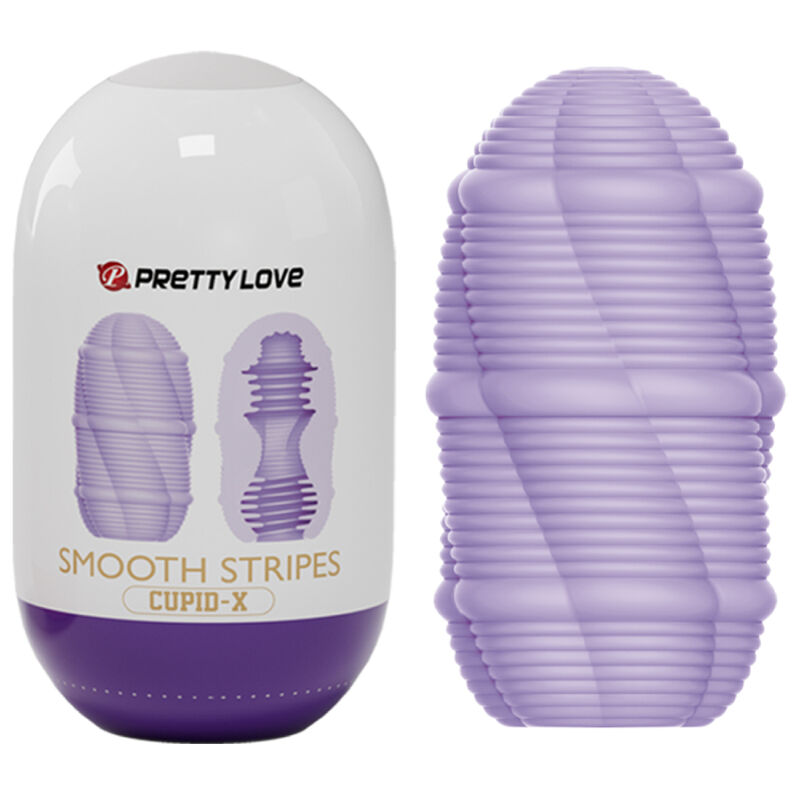 Comprar Pretty Love - Huevo Masturbador Smooth Stripes Cupid