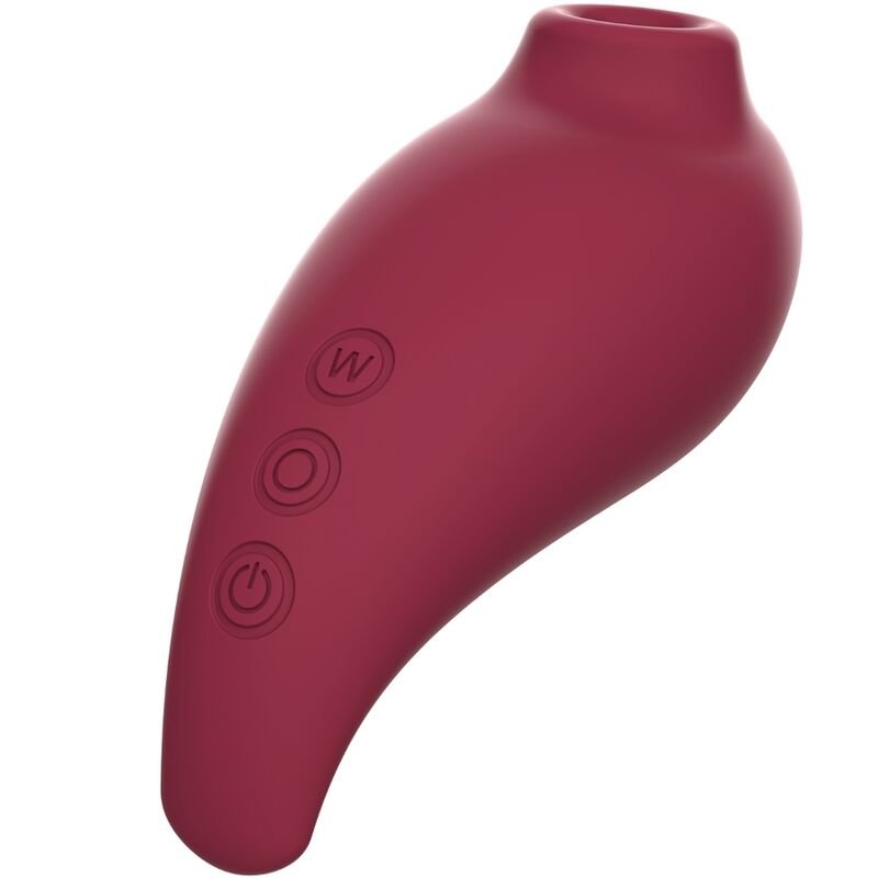 ADRIEN LASTIC - INSPIRATION ONDAS ESTIMULADORAS CLÍTORIS + HUEVO VIBRADOR ROJO - APP GRATUITA