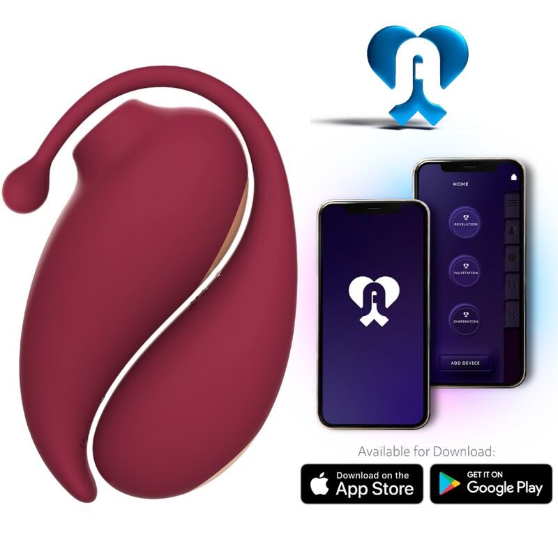 Comprar Adrien Lastic - Inspiration Succionador Clitoris + Huevo Vibrador Rojo - App Gratuita