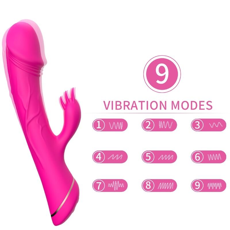 ARMONY - DILDO VIBRATOR RABBIT SILICONE FUCHSIA ARMONY VIBRATORS