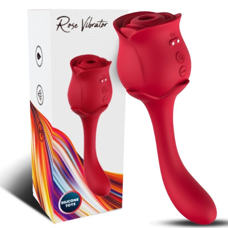 ARMONY - ROSELOVER CLITORIS SUCTION & STIMULATOR RED ARMONY STIMULATORS