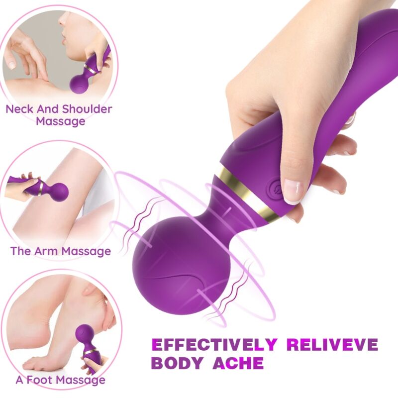 Armony - Freeza Masajeador & Vibrador Cabeza Flexible Violeta
