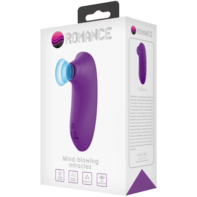 ROMANCE - ADORA MINI ONDAS ESTIMULADORAS CLÍTORIS VIOLETA