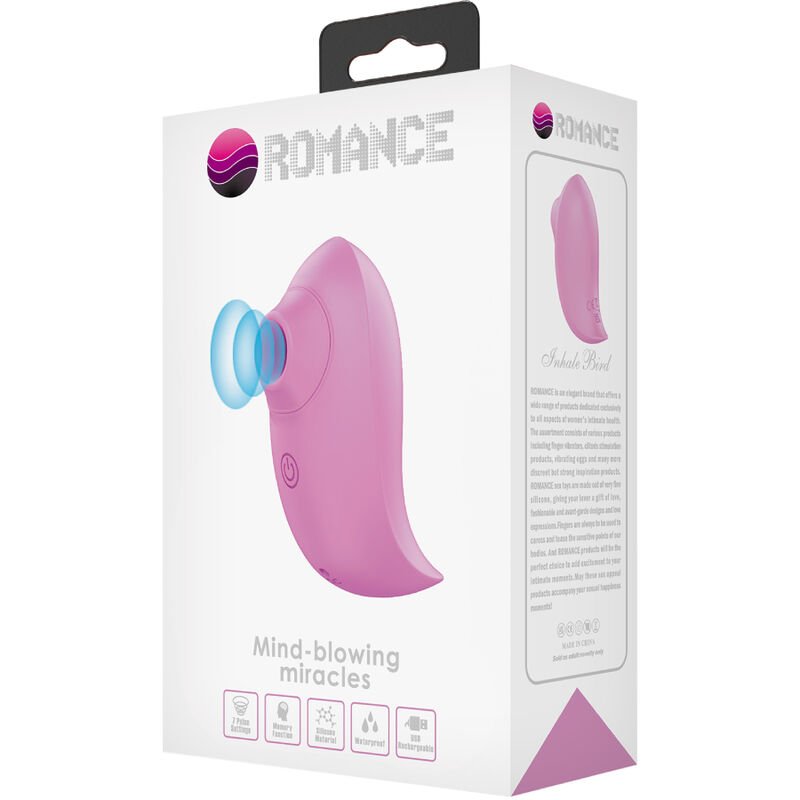 ROMANCE - INHALE BIRD MINI ONDAS ESTIMULADORAS CON FUNCION MEMORIA