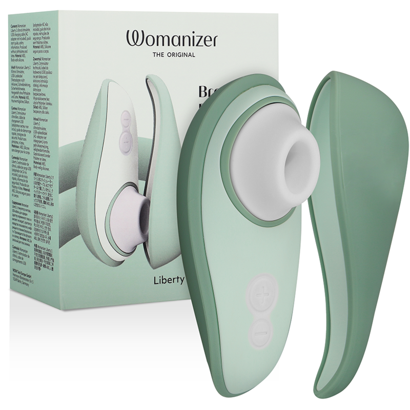 WOMANIZER - LIBERTY 2 ESTIMULADOR & ONDAS ESTIMULADORAS CLÍTORIS VERDE CLARO WOMANIZER