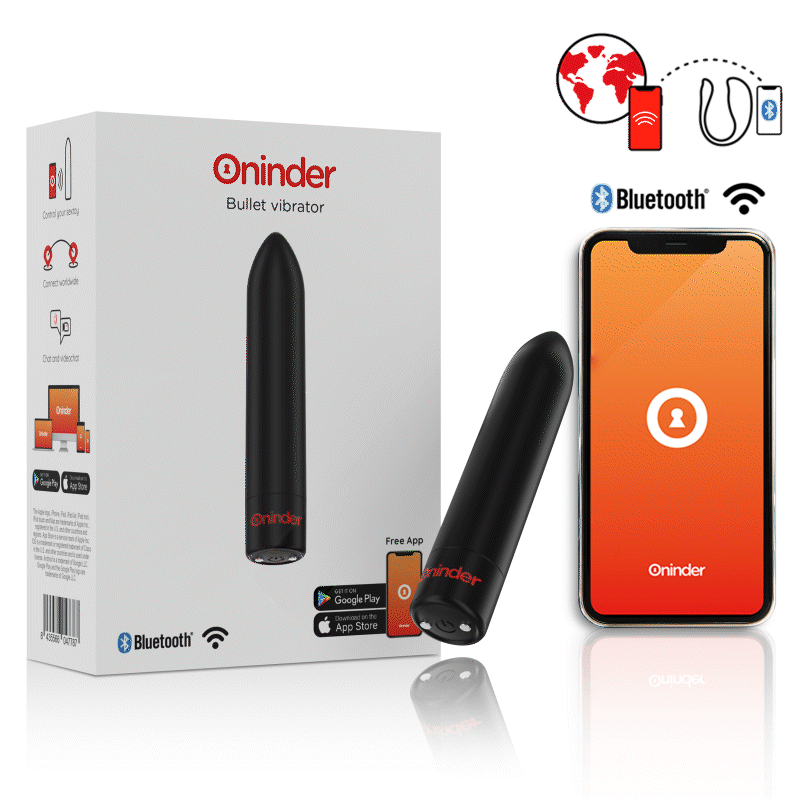 Oninder - Berlin Bala Vibradora Negro - App Gratuita