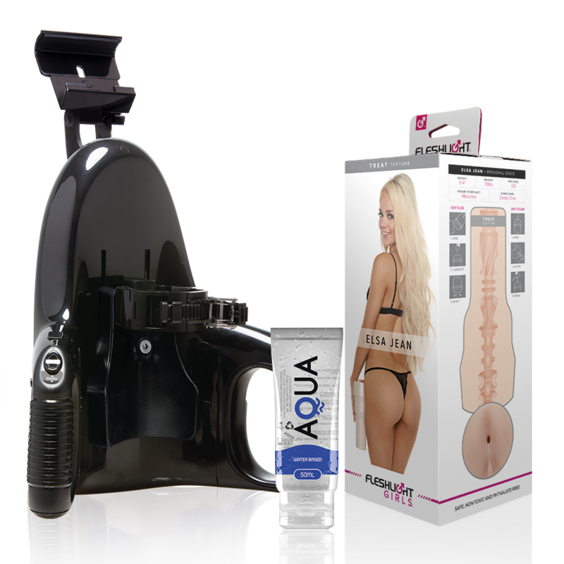 Comprar Fleshlight - Elsa Jean Vagina Tasty + Universal Launch + Lubricante Aqua Quality 50 Ml