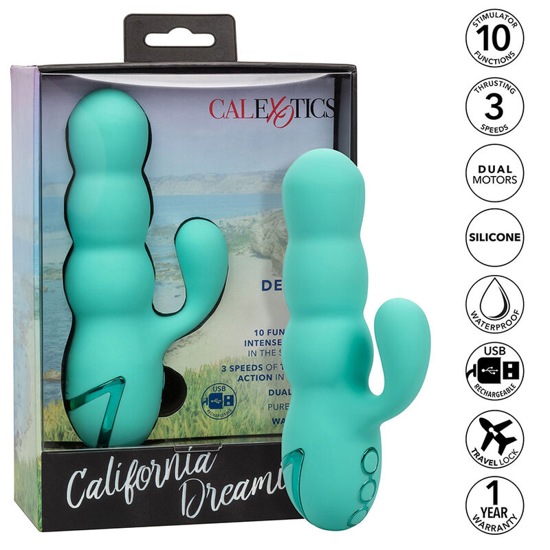 Comprar California Exotics - Del Mar Diva Vibrador Rabbit Verde Agua By California Dreaming
