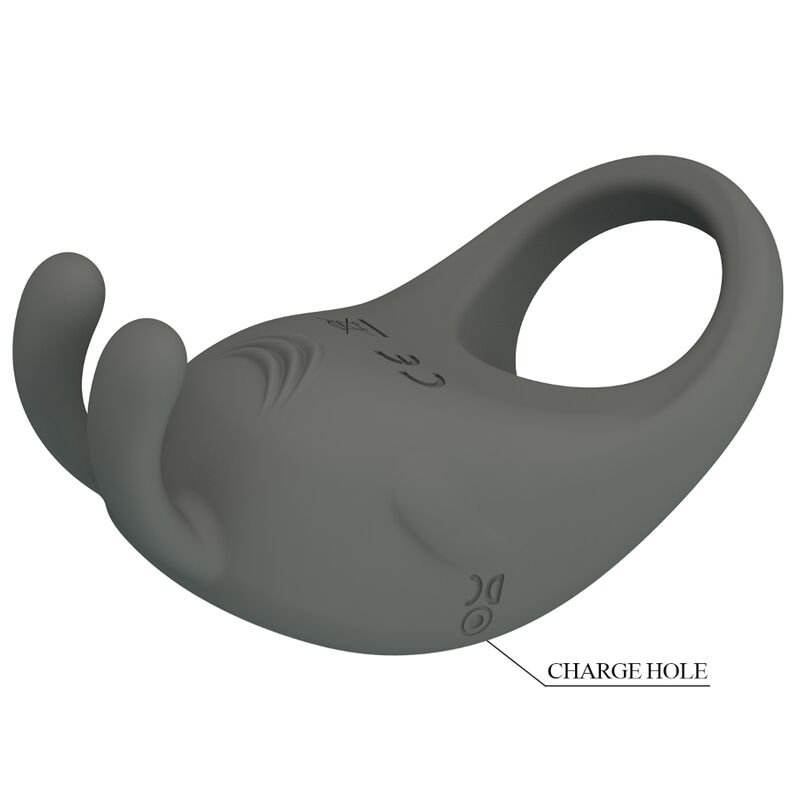 PRETTY LOVE - STRATUS ANILLO VIBRADOR RABBIT GRIS