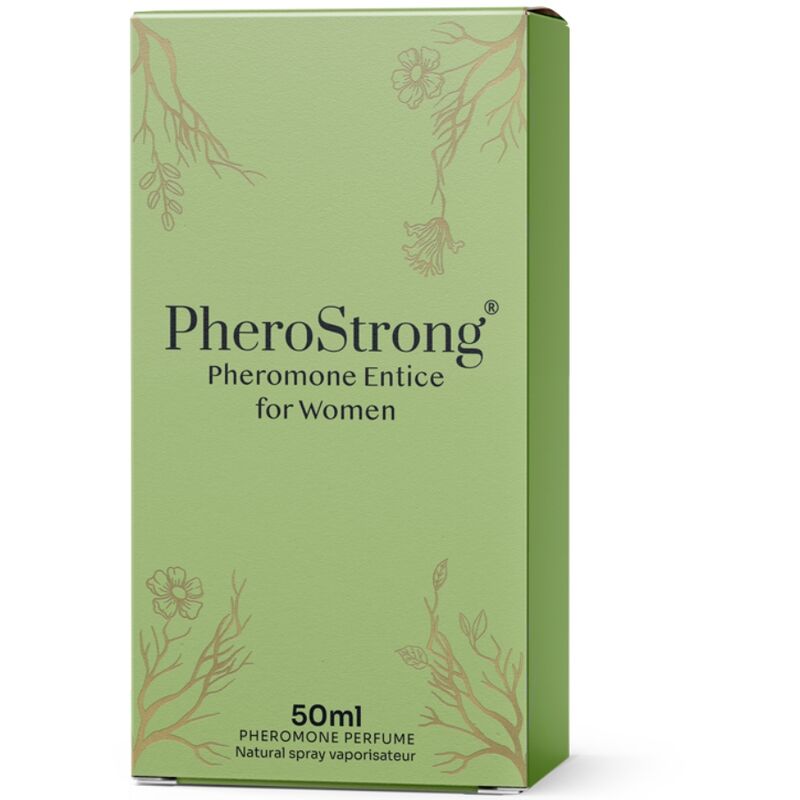 PHEROSTRONG - PERFUME CON FEROMONAS ENTICE PARA MUJER 50 ML