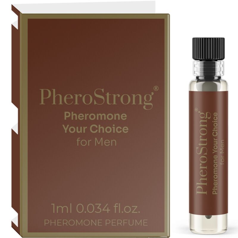 PHEROSTRONG - PERFUME CON FEROMONAS YOUR CHOICE PARA HOMBRE 1 ML
