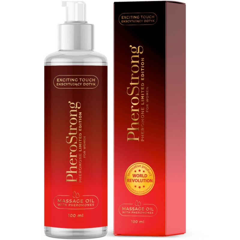 PHEROSTRONG - ACEITE DE MASAJE LIMITED EDITION PARA MUJER 100 ML