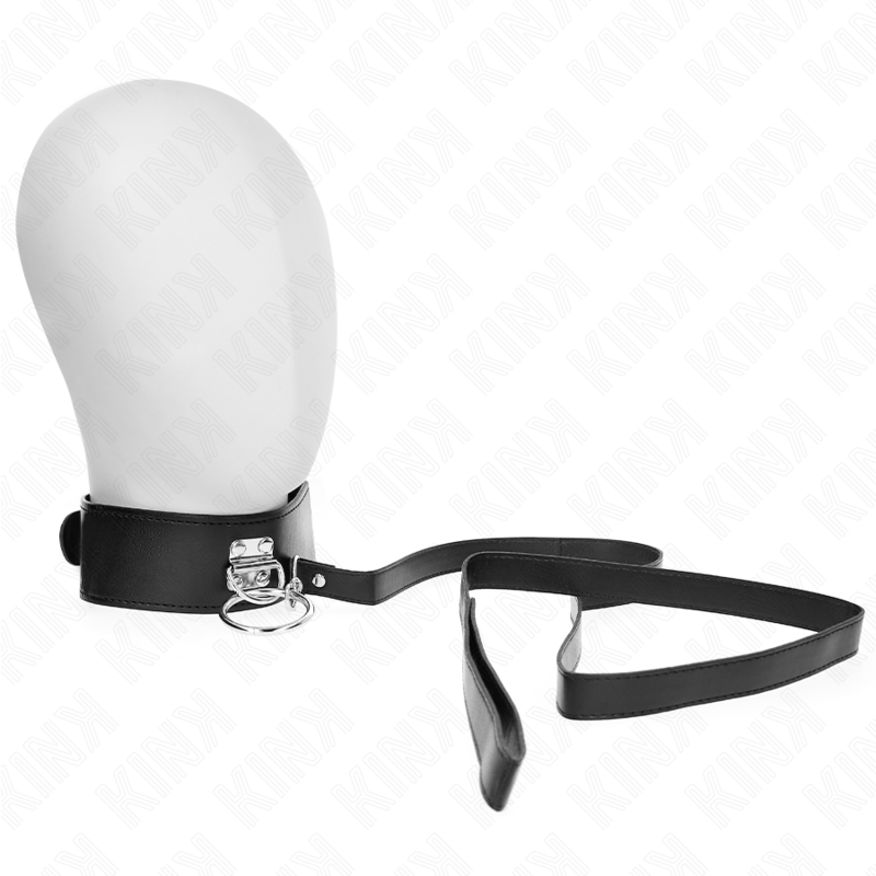 KINK - COLLAR CON CORREA 116 CM CON TACHUELAS CORREA POLIPIEL 50 X 5 CM KINK COLLAR & GA