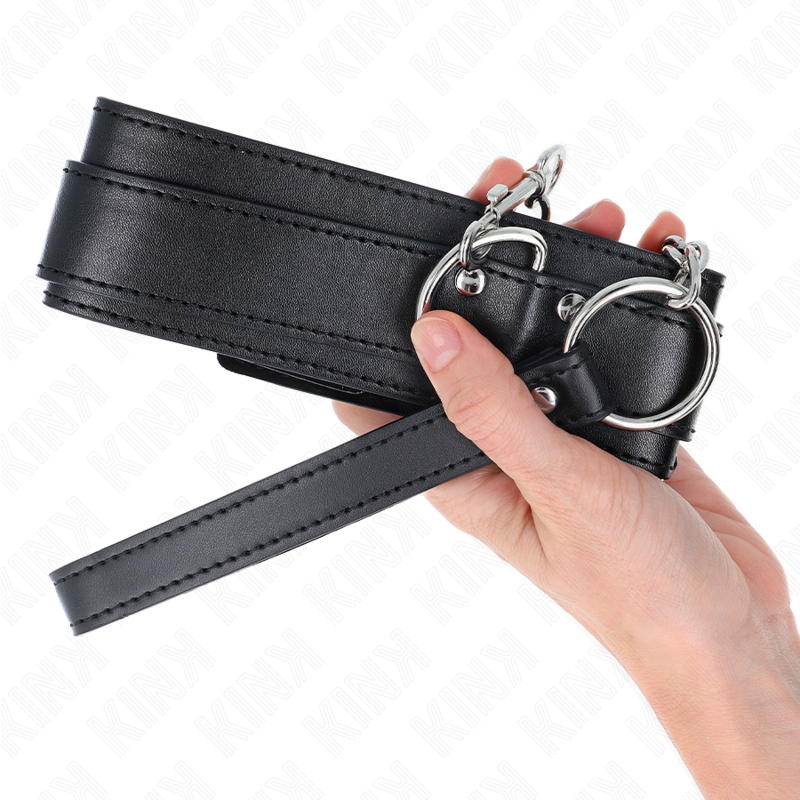 KINK - COLLAR CON CORREA DE ENCAJE 75 CM MODELO SCANDAL 44 X 10 CM