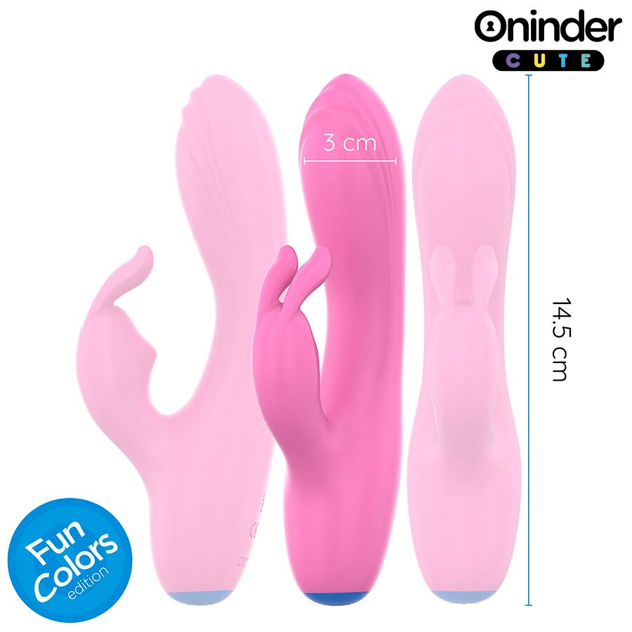 ONINDER CUTE - LOVE BUNNY VIBRADOR PUNTO G Y CLITORIS - APP MUNDIAL GRATUITA