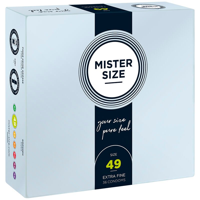 MISTER SIZE - PRESERVATIVOS TALLA S 49 MM (36 UNIDADES) MISTER SIZE