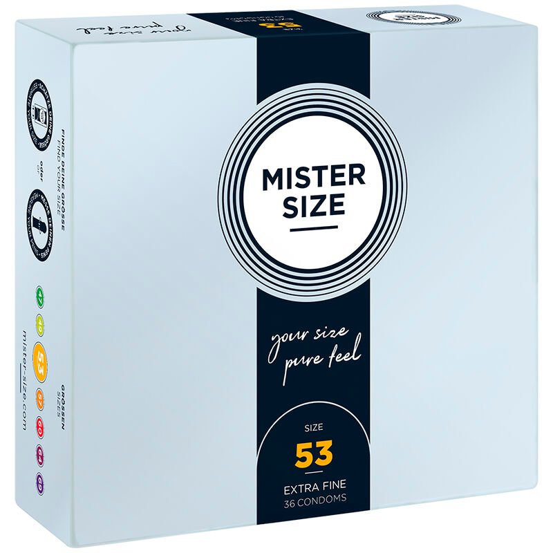 Comprar Mister Size - Preservativos Talla M 53 Mm (36 Unidades)