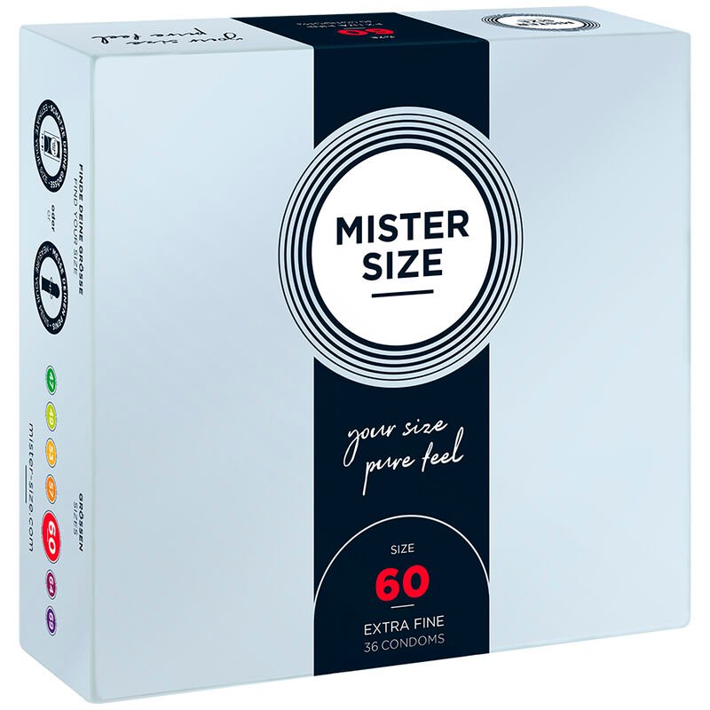 Comprar Mister Size - Preservativos Talla Xl 60 Mm (36 Unidades)