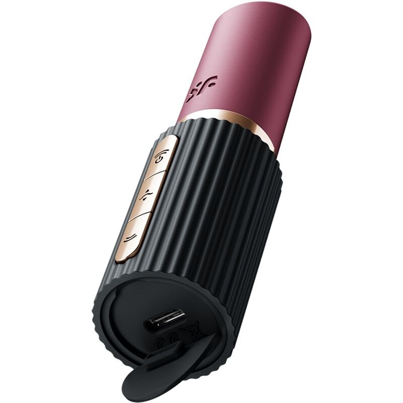SATISFYER - PRO 2 KISS ESTIMULADOR CLÍTORIS POR ONDAS GRANATE / NEGRO SATISFYER AIR PULSE