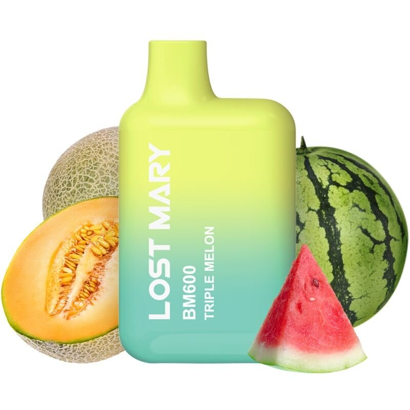Comprar Lost Mary - Bm600 Vaper Nicotina 2% Desechable Sabor Triple Melón Lost Mary - Bm600 Vaper Nicotina 2% Desechable Sabor Triple Melón