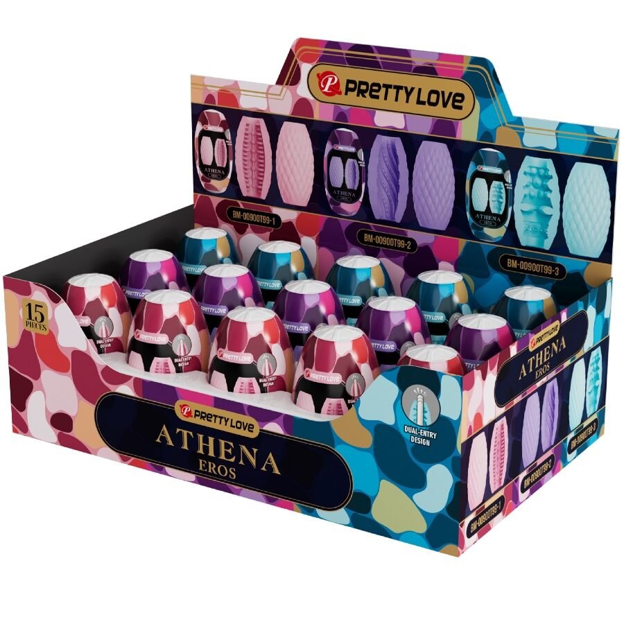Comprar Pretty Love - Athena Eros Pack 15 Masturbadores Masculinos Varios