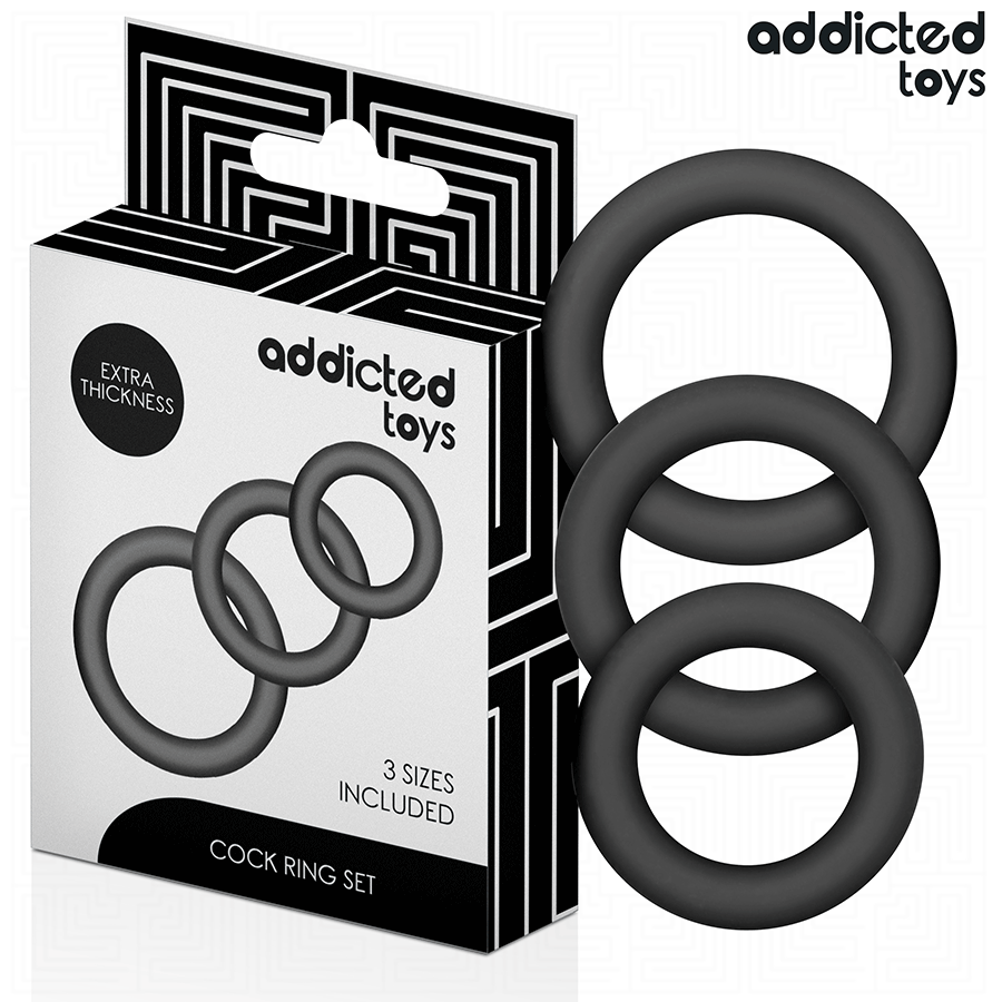 Comprar Addicted Toys - Set De Anillos Silicona Modelo 1
