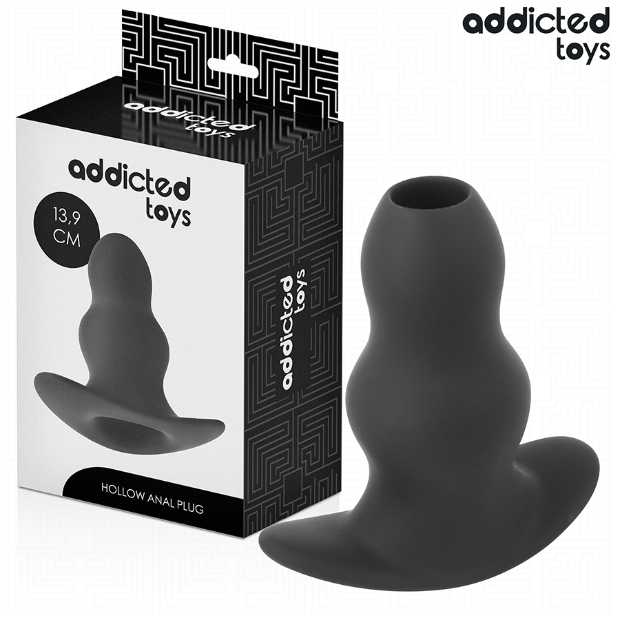 ADDICTED TOYS - PLUG ANAL HUECO SILICONA TALLA XL 13,9 CM ADDICTED TOYS