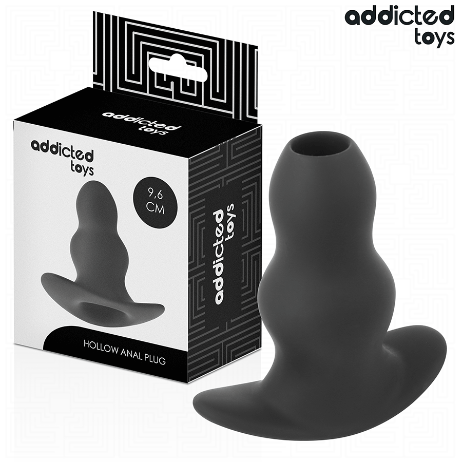 ADDICTED TOYS - PLUG ANAL HUECO SILICONA TALLA M 9,6 CM ADDICTED TOYS