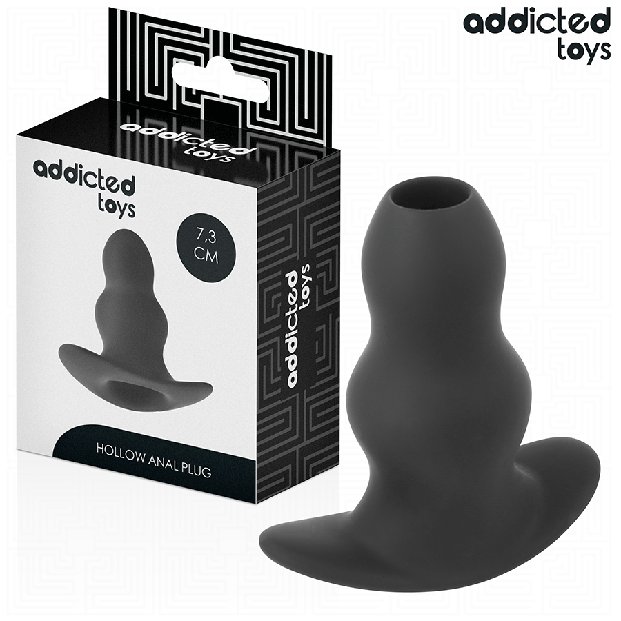 ADDICTED TOYS - PLUG ANAL HUECO SILICONA TALLA S 7,3 CM ADDICTED TOYS