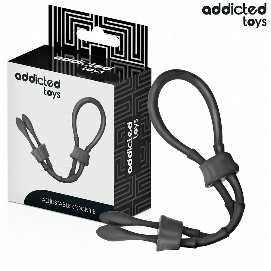 ADDICTED TOYS - CUERDA SILICONA AJUSTABLE PARA EL PENE ADDICTED TOYS