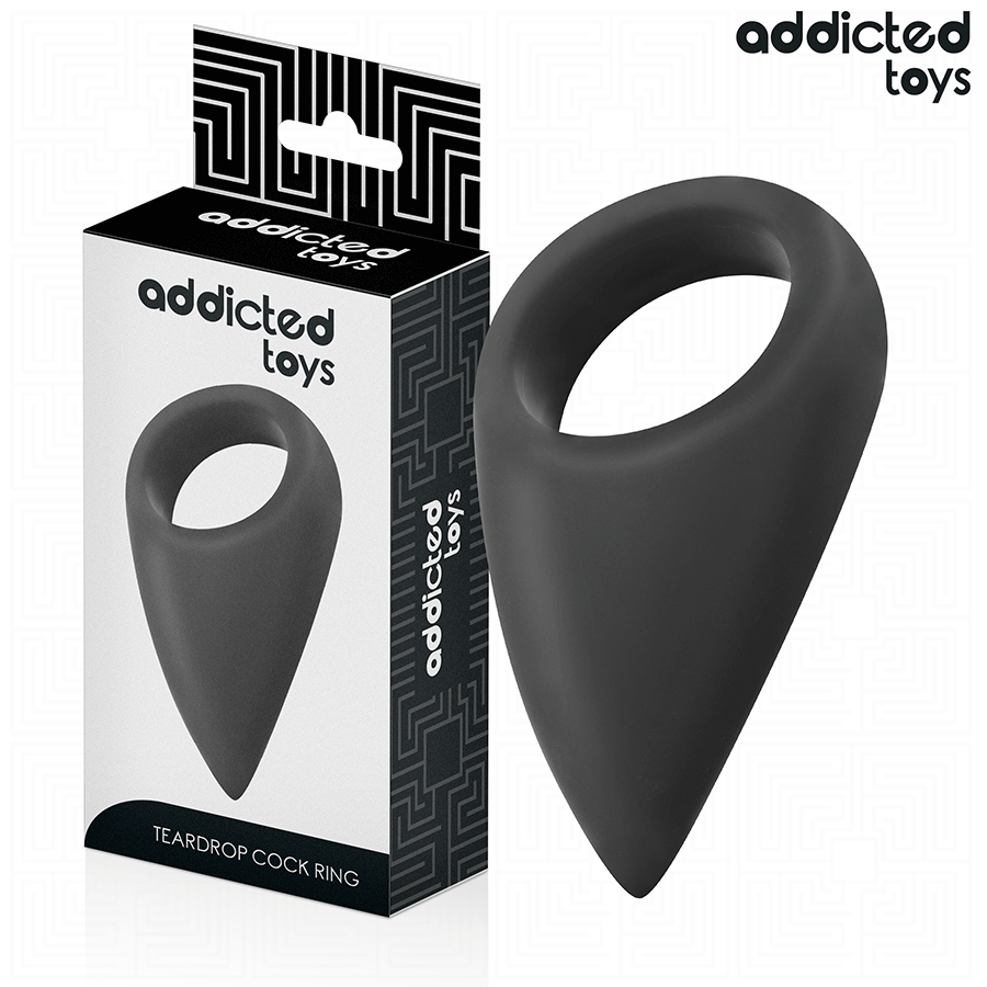 ADDICTED TOYS - ANILLO CON FORMA DE LÁGRIMA PARA EL PENE ADDICTED TOYS