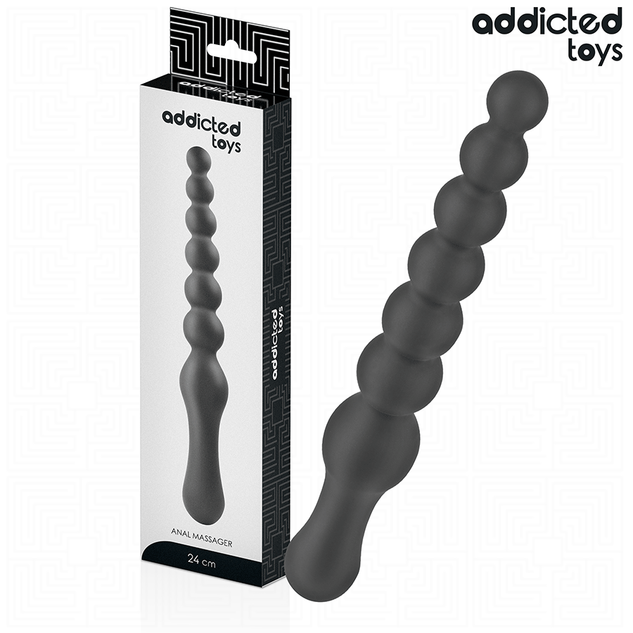 Comprar Addicted Toys - Masajeador Anal Doble Silicona 24 Cm