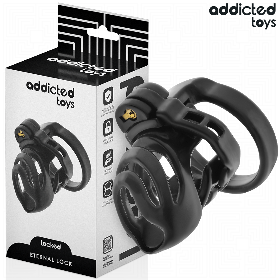 ADDICTED TOYS LOCKED - ETERNAL LOCK JAULA PARA PENE 9 CM ADDICTED TOYS LOCKED