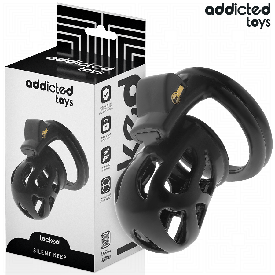 ADDICTED TOYS LOCKED - SILENT KEEP JAULA PARA PENE 7,5 CM ADDICTED TOYS LOCKED