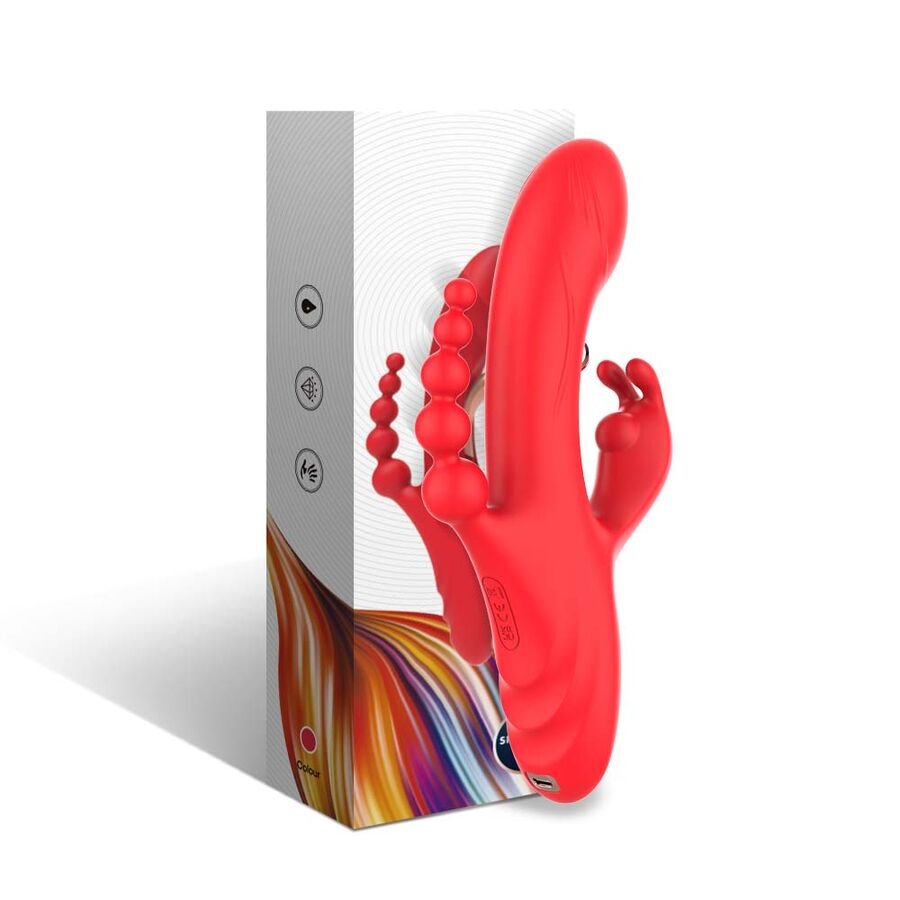 ARMONY - G-SPOT AND CLITORIS STIMULATOR VIBRATOR RED ARMONY VIBRATORS