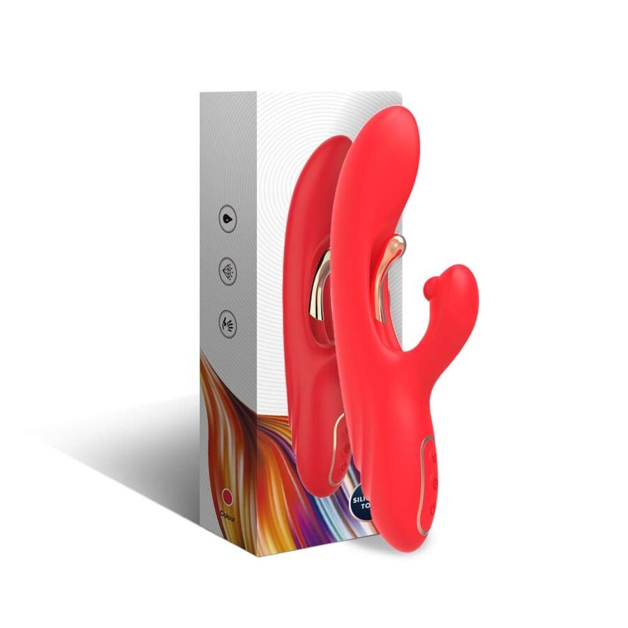 ARMONY - G-SPOT AND CLITORIS STIMULATOR VIBRATOR WITH OSCILLATING TONGUE RED ARMONY VIBRATORS